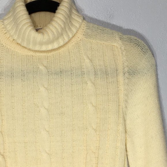 Vintage 60s Knockabouts by Pendleton Fisherman Cable Knit Sweater, 100% Wool - Picture 5 of 11